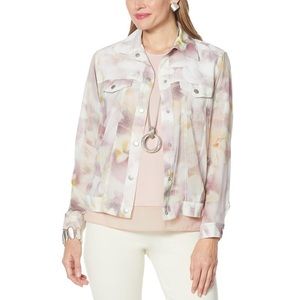 WynneLayers Chiffon Jacket, Size M